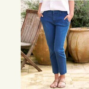 NEW Frank & Eileen Wicklow Stretch Italian Performance Denim Medium Wash Size 8